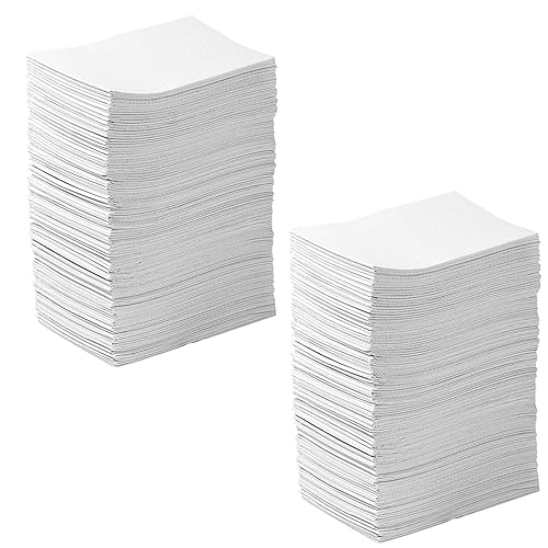 Miniatura 41 de JMU 50 Piezas Baberos Dentales, Baberos Dentales Desechables de 3 Capas Impermeables para Pacientes Cubiertas de Bandeja 13" x 18" Verde Verde,Negro