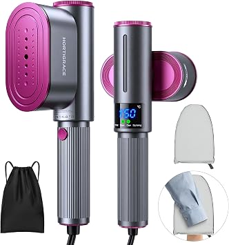 Travel Steamer for Clothes 2-in-1 Handheld Steamer Portable iron