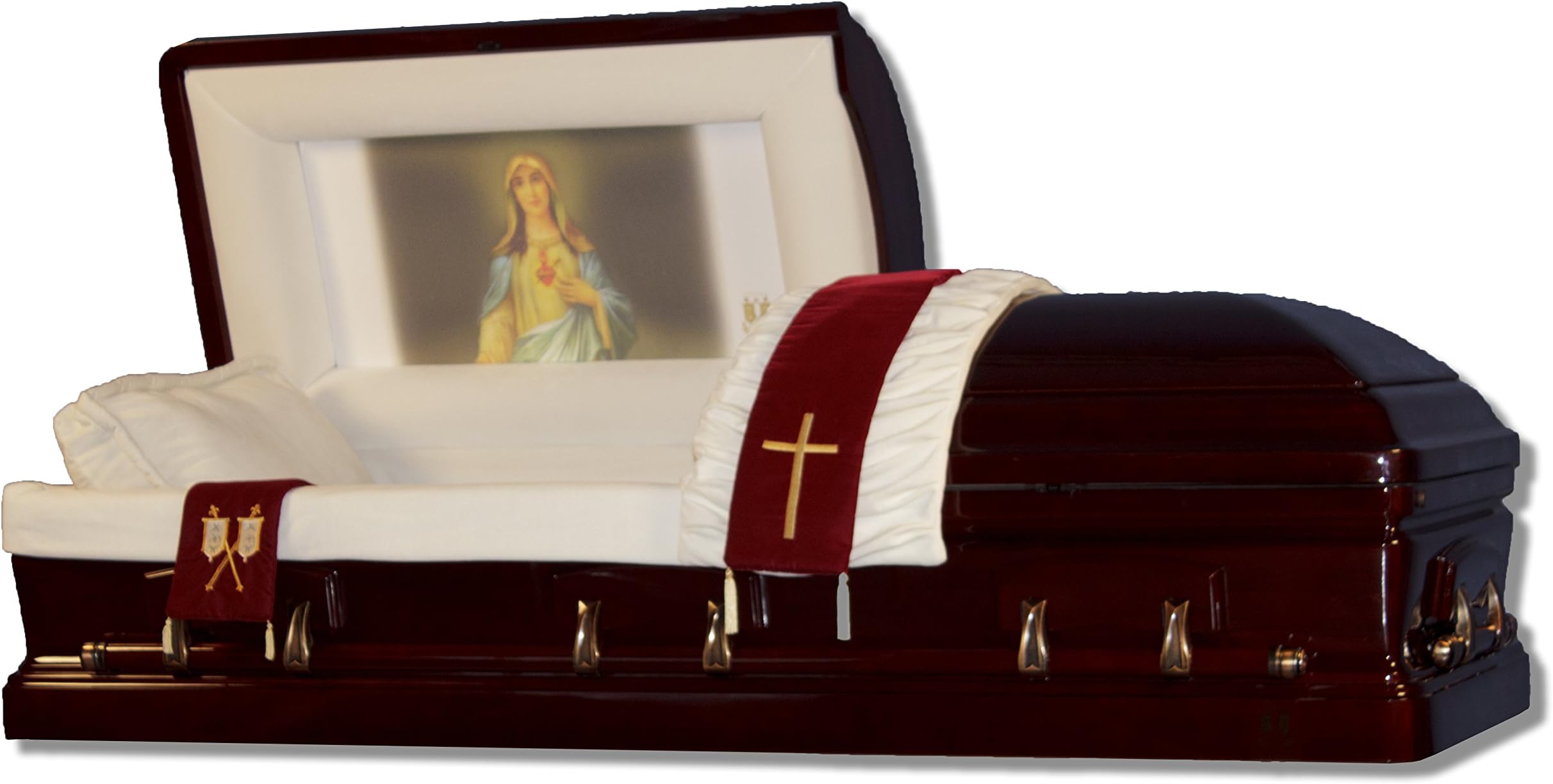 Star Legacy Official Vatican Observatory Foundation Mahogany Casket, Immaculate Heart I