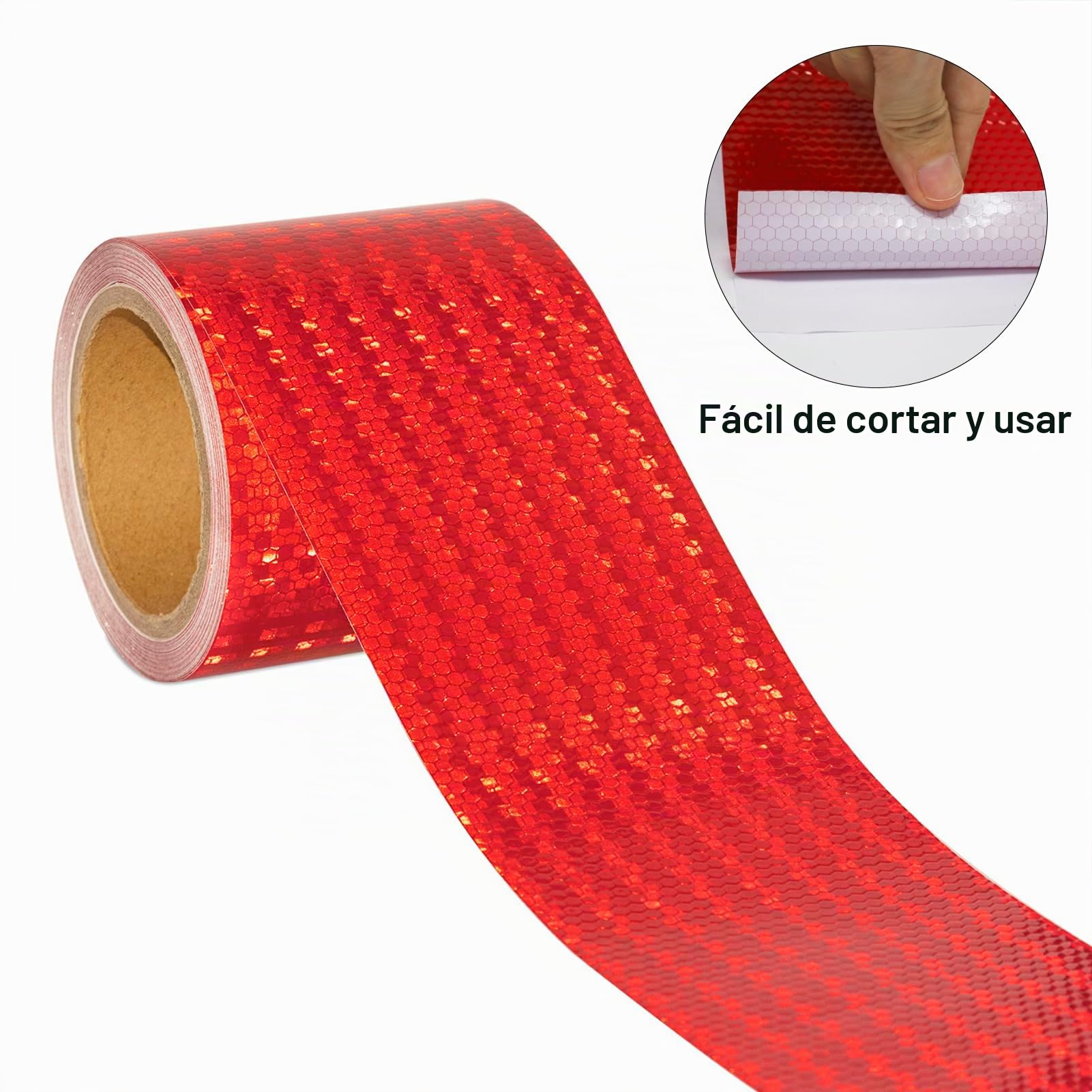 Cinta Reflectante Adhesiva Amarilla 10cm * 10m Banda Reflectante Adhesiva Res Istente Reflectantes Cinta De Seguridad Autoadhesiva para Coche Camión Motocicleta Remolque Camper