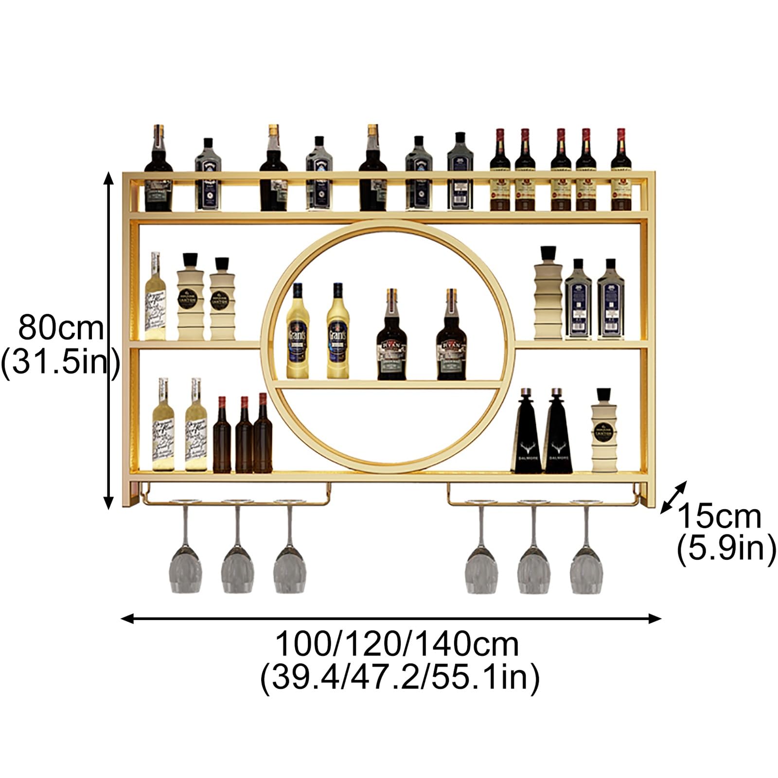 Botellero De Pared Industrial,Botellero De Hierro Estilo Industrial,Enfriador Vino Montado En La Pared,Botellero Almacenamiento Multifuncional,soporte Para Botellas Metal,multifuncional,comedor,cocina