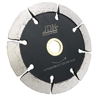 JDK 4.5 Inch Diamond Crack Chaser Blade with 0.25 Width Routing and Repairing of Cracks of Granite Stone Asphalt Concrete 7/8"-5/8" Arbor 4-1/2 Inchx0.250