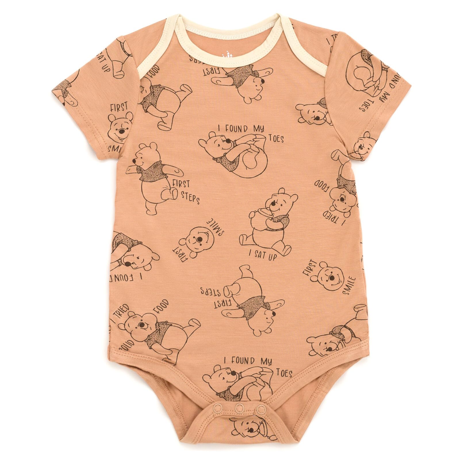 Disney Winnie Puuh Baby-Body, Bambus, 24 Monate, 2 Stück