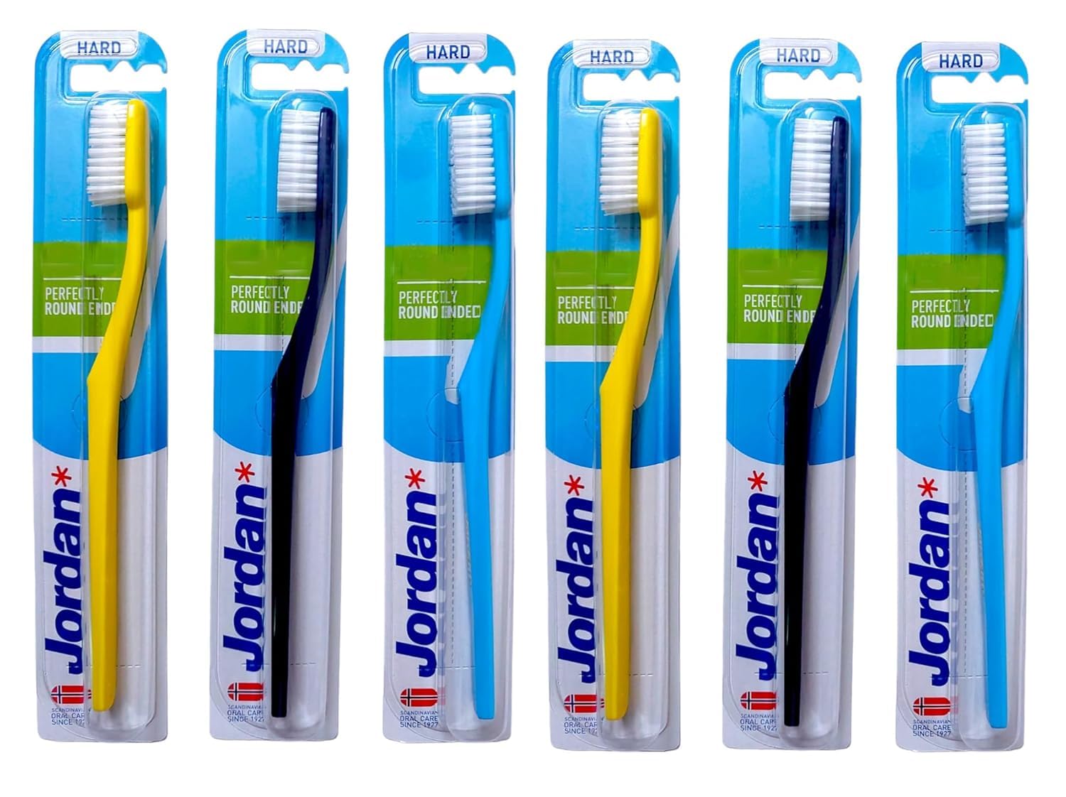 Jordan* Hard Bristles Manual BPA Free Toothbrush For Adults & Youths Ergonomic Design (Multicolour) - (3)-image-12