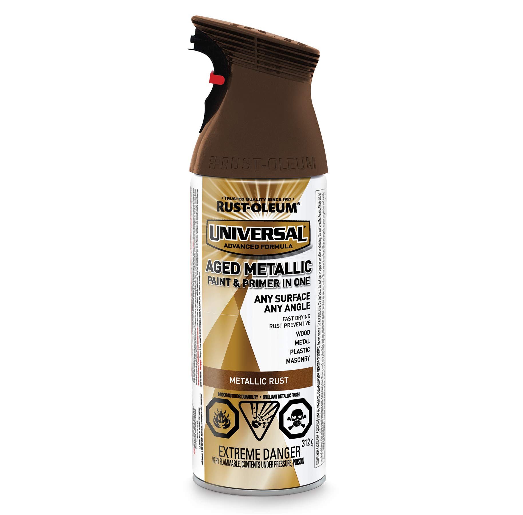 Rust-Oleum Universal Metallic Finish in Antique Brass, 312g — view 8