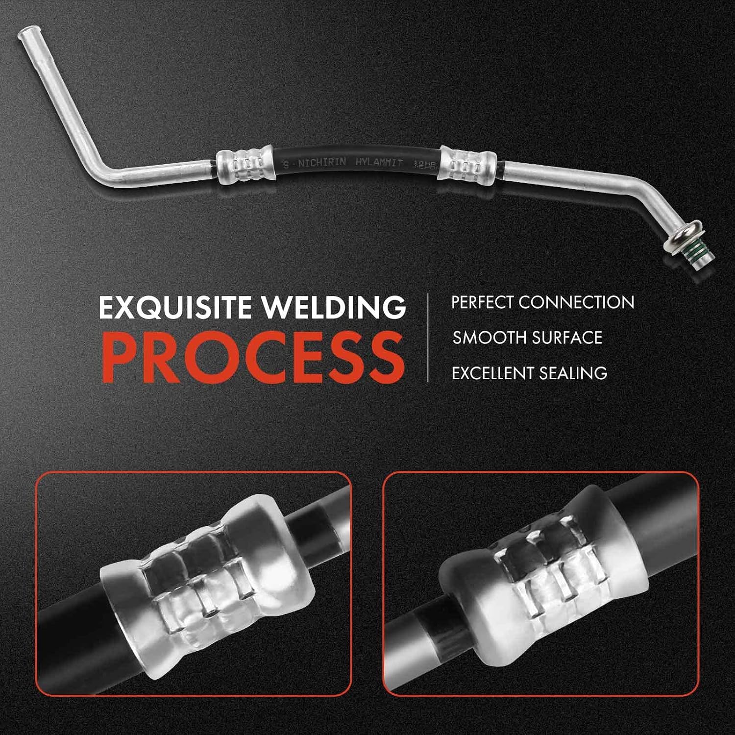 A-Premium A/C Liquid Line Hose Assembly Compatible with Ford Explorer, Ranger & Mazda B2300, B3000, B4000, 1995 1996 1997, 2.3L 3.0L 4.0L, Petrol, Condenser to Evap, w/o Orifice Tube