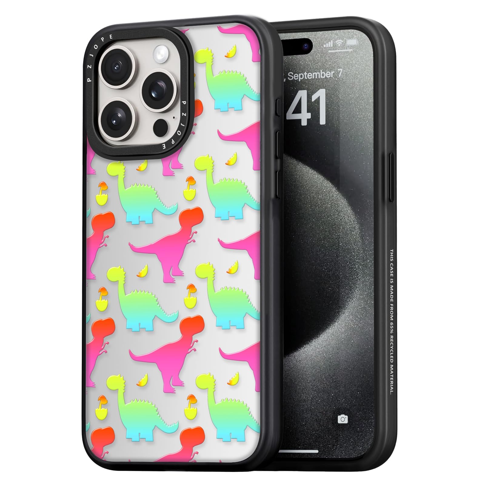 Coque iPhone 15 Pro Max esthétique et mignonne : le cadeau idéal avec son motif dinosaure