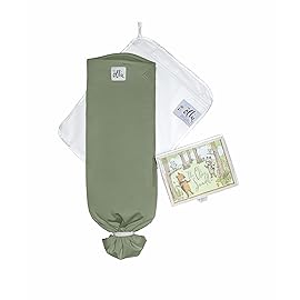 The Ollie Swaddle - Adjustable Baby Swaddle for Newborns | Pediatrician-Approved for Safe Sleep | Easy Closure | Arms-Out | Lightweight, Machine-Washable | Easy Diaper Access