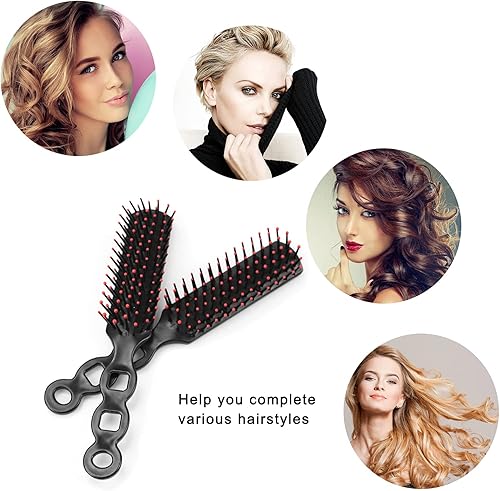 Miniatura 4 de Cepillos de pelo a granel para personas sin hogar envueltos individualmente, cepillo de pelo a granel, cepillo de pelo para cabello rizado, adecuado