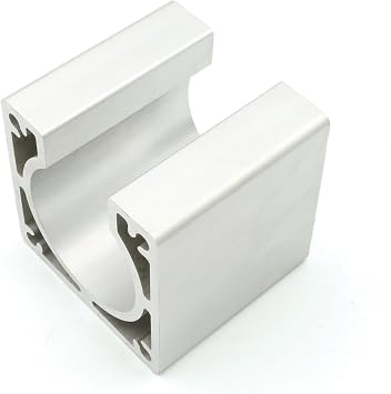 CNCTOPBAOS Nema34 Stepper Motor Mounting Bracket,Aluminum Mount Clamp Base Support,86 Stepping Motor Fixed Seat for CNC Router Engraving Milling Machine (86x86x80mm)