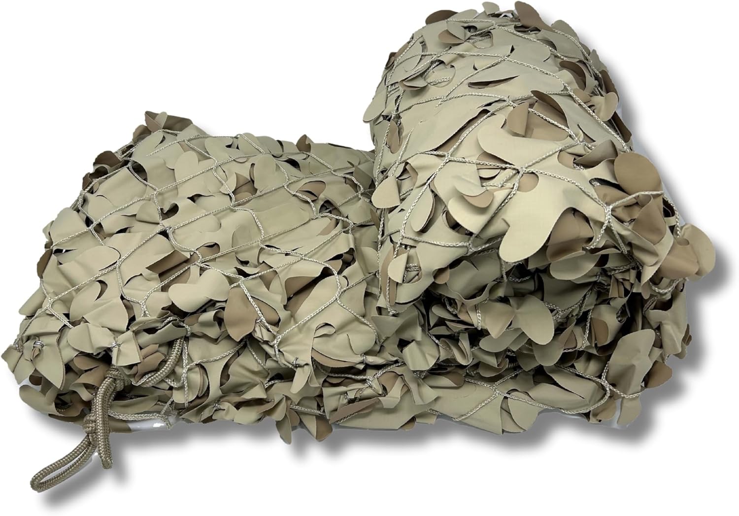 Arcturus EverShade Reinforced Shade Netting | Broadleaf Camo Privacy & Sun Screen | Blocks 30% More Light Than Traditional Netting - 10x10 ft (Desert)