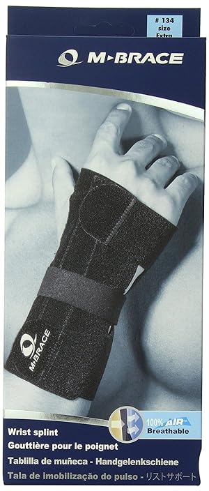 Wrist Splint Black Right Extra Black Carpal Tunnel Relief Brace Mbrace Air Wrist Wraps Wrist Bands Wrist Support