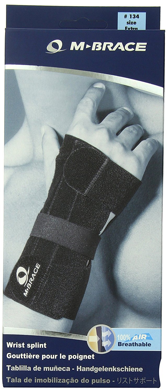 Wrist Splint Black Right Extra Black Carpal Tunnel Relief Brace Mbrace Air Wrist Wraps Wrist Bands Wrist Support