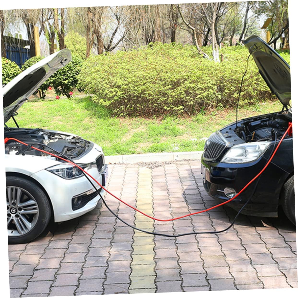 2500a Emergency Wire Car Battery Booster Cable Heavy Duty Jumper Cables Kit