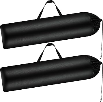 2 Pcs Folding Chair Bag, 39.4 X 11.8" Heavy Duty Camping Folding Chair Replacement Bag for Standard Size Folding Chairs, Water-Resistant Carry & Organizer Bags for Transport, Camping, Events