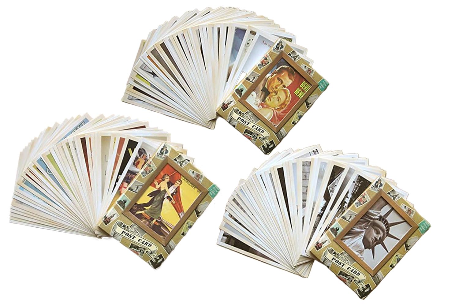 Amazon | ヴィンテージ風 レトロアメリカン ポスター柄 ポストカード