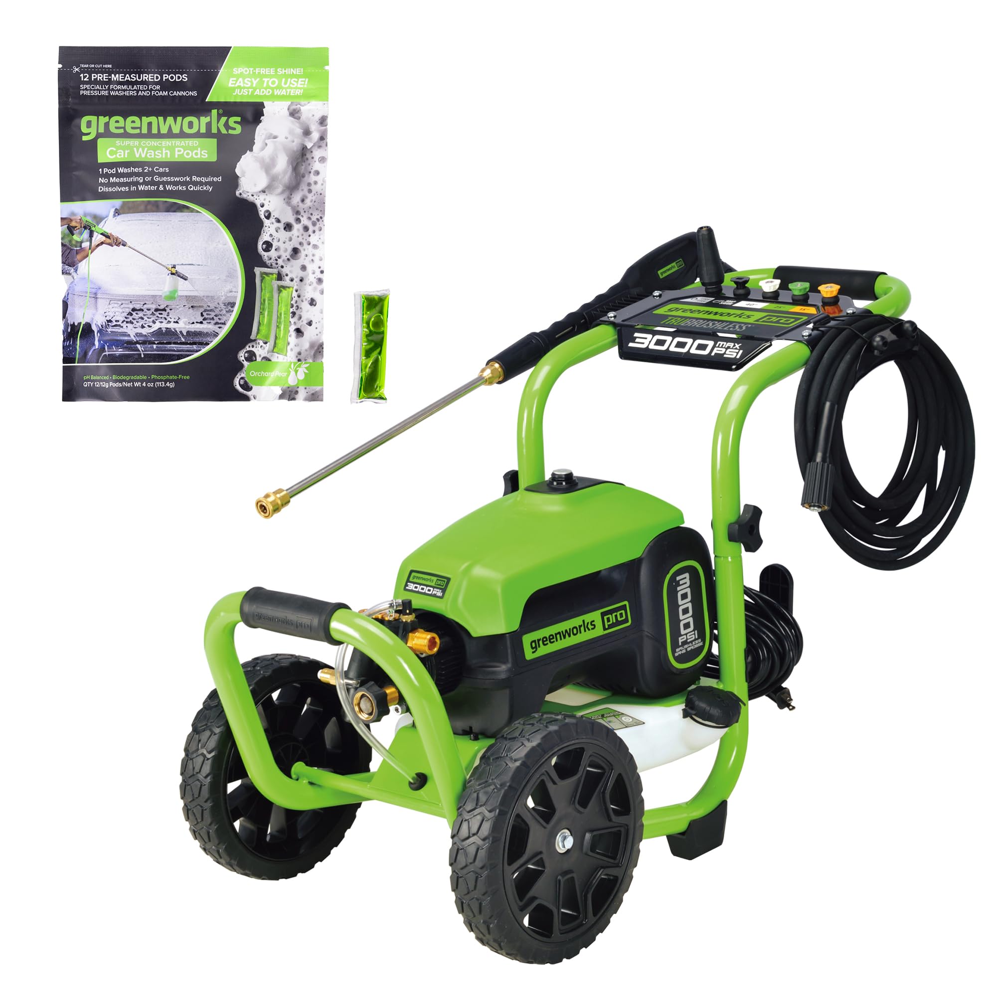 Greenworks 3000 PSI (2.0 GPM Max) Brushless Electric Pressure Washer — Amazon image 13