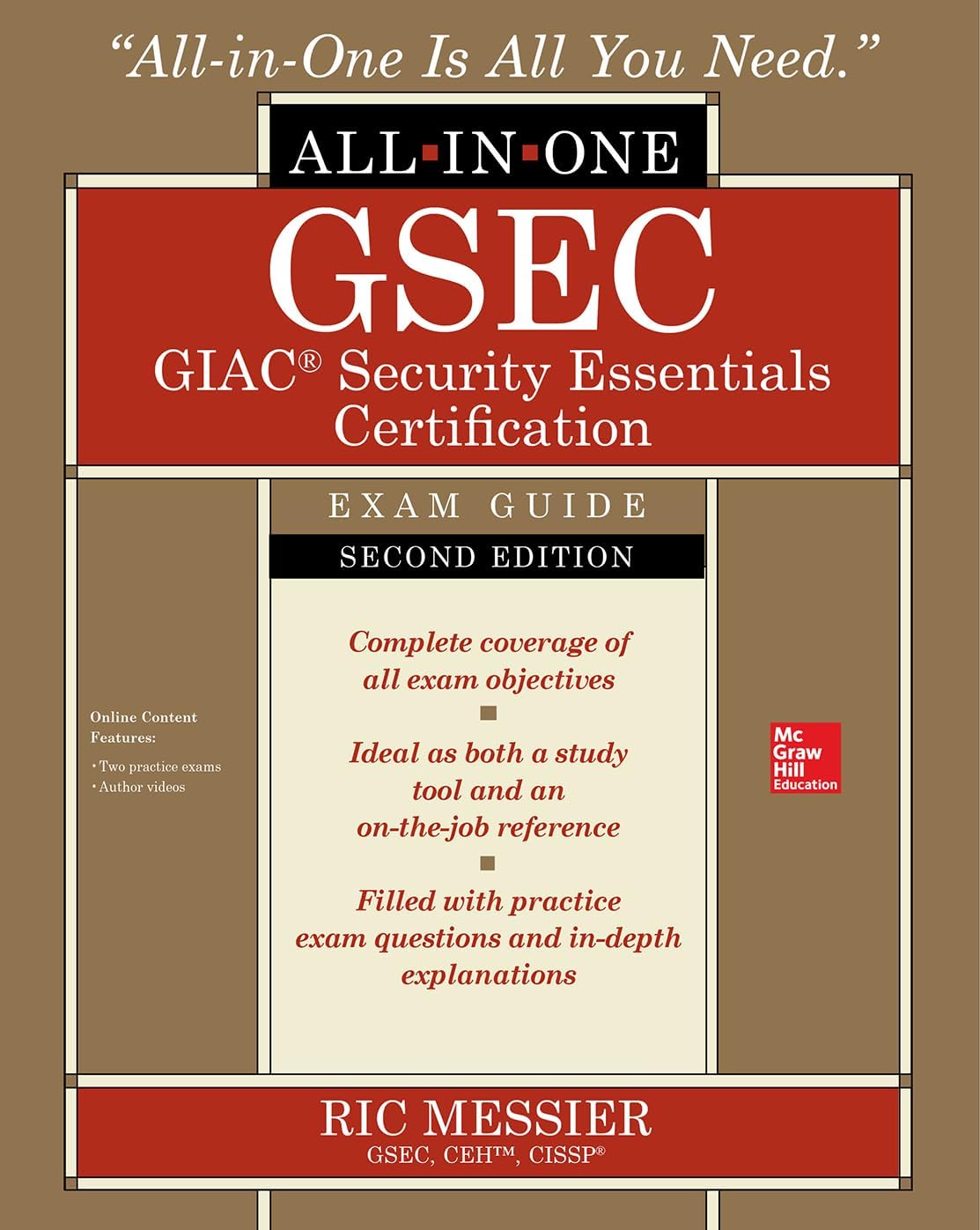 McGraw-Hill Education GSEC GIAC Security Essentials Certification All-in-One Exam Guide, Second Edition Paperback – Big Book, 2 August 2019
