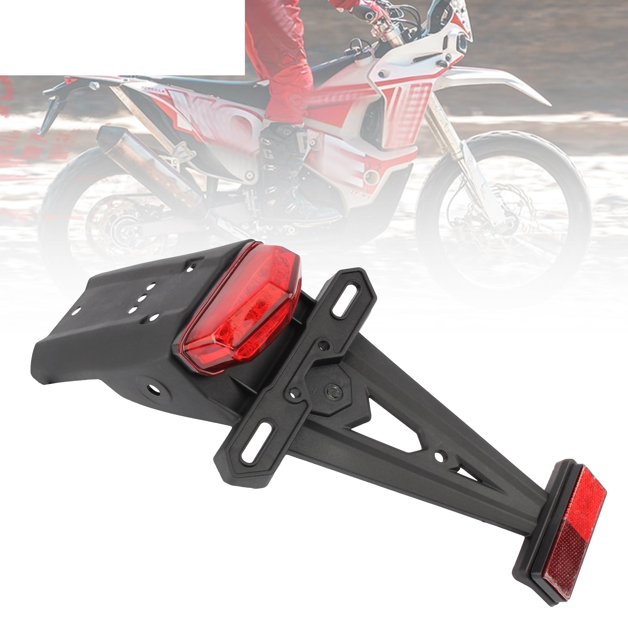 światło do motocykla Motocross tylne światło hamowania sygnał świetlny motocykl DirtBike Off Road Racing część Lampa tylna zespolona