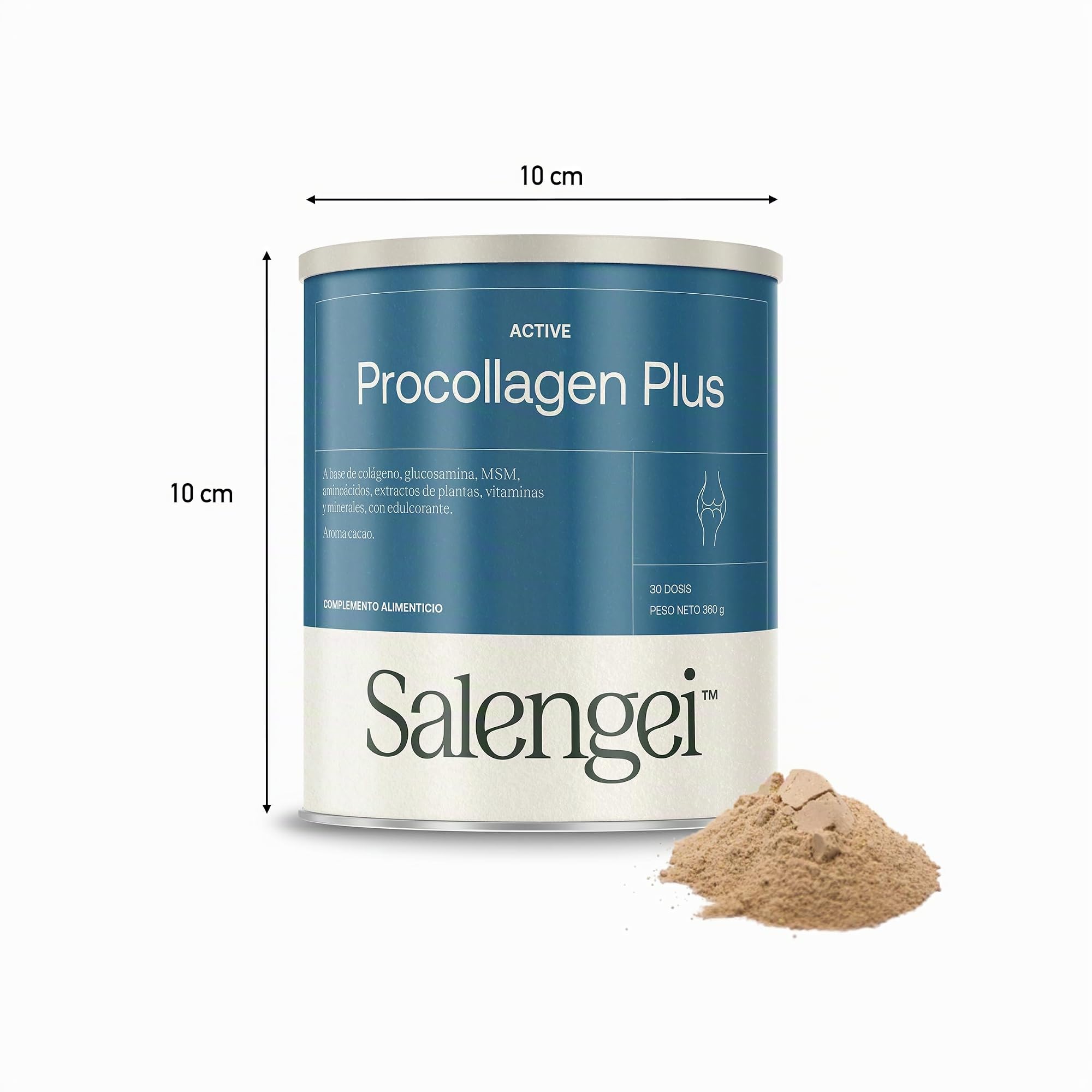 ACTIVE PROCOLLAGEN PLUS - Colágeno, glucosamina, MSM, aminoácidos, extractos de plantas | Formación del colágeno de la piel y de los huesos, funcionamiento normal de cartílagos y tejido conectivo
