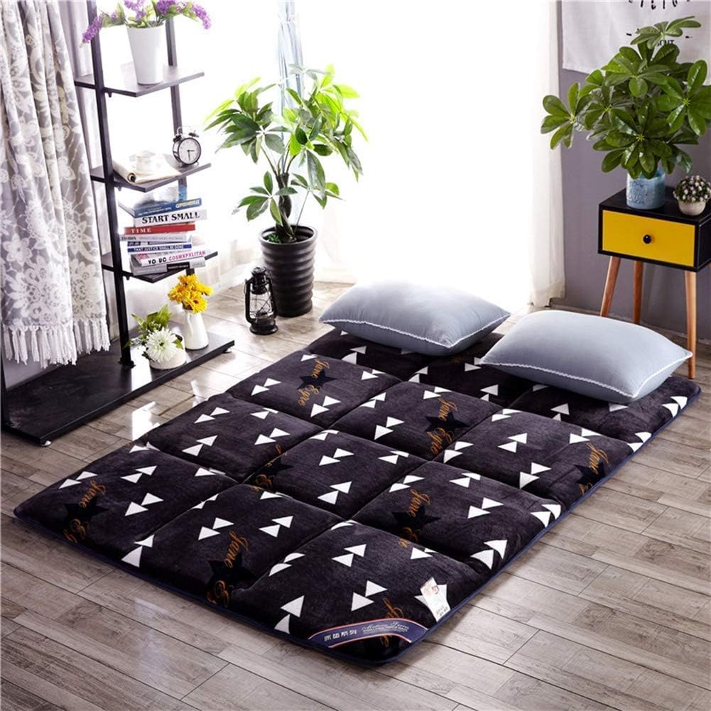 MIAOXIAO Futon Pieghevole portabile Materasso Tradizionale Giapponese futon Confortevole Futon Shiatsu Student Dormitory Tatami Materasso futon Mattress,1,150X200cm