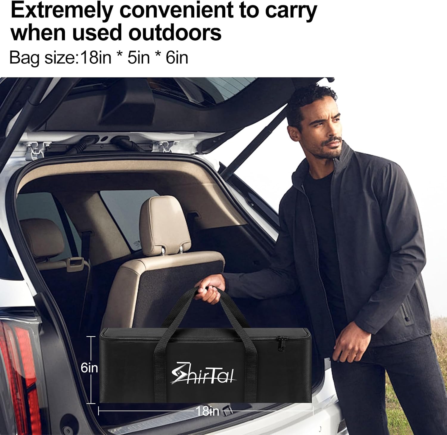 Projector Screen with Stand,Portable 120 Inch Indoor Outdoor Projector Screen,16:9 4K HD Anti-Crease Movie Screen with Carry Bag for Home Backyard,Theater,Camping