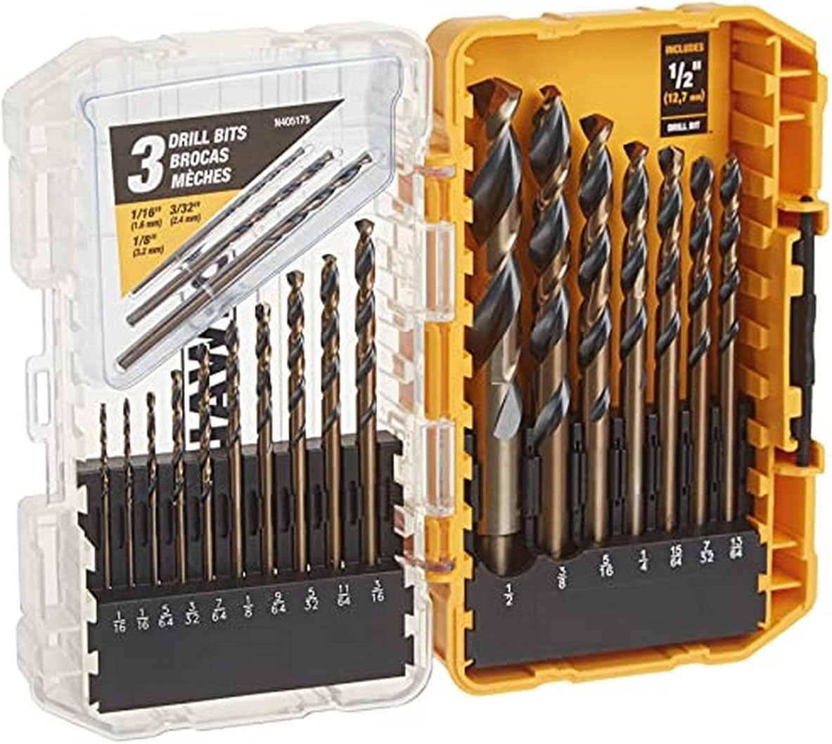 Black Oxide Drill Bit Set, 20-Piece (DW1177)
