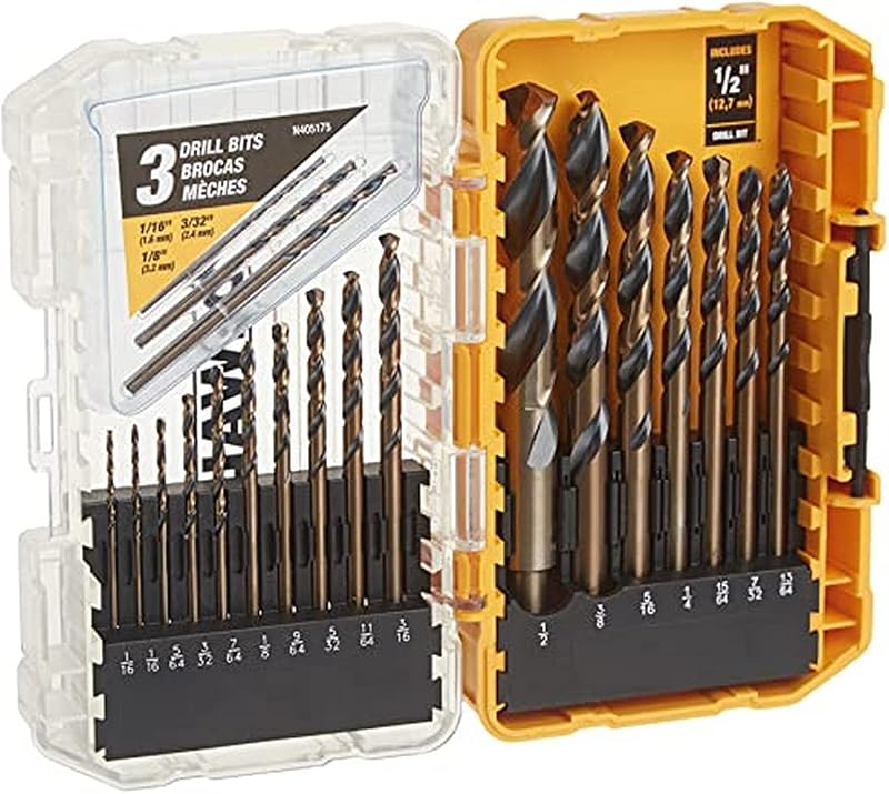 DEWALT Juego de brocas de óxido negro, 20 piezas (DW1177)