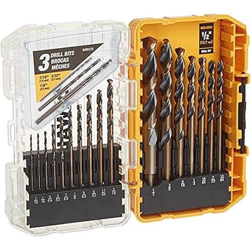 DEWALT Black Oxide Drill Bit Set, 20-Piece (DW1177)