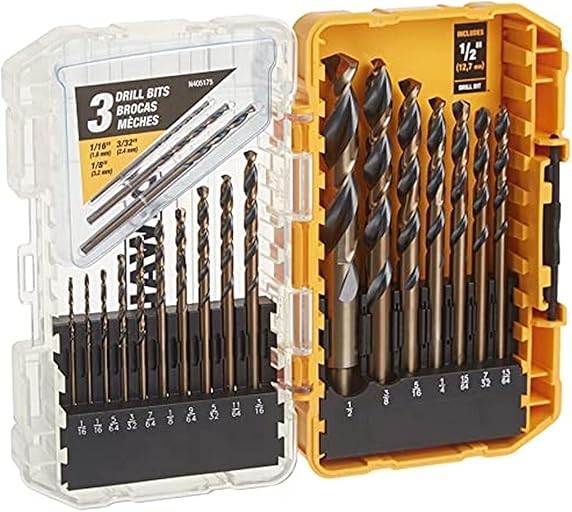 DEWALT Black Oxide Drill Bit Set, 20-Piece (DW1177)