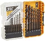DEWALT Black Oxide Drill Bit Set, 20-Piece (DW1177) 20 Pieces Single Unit