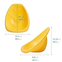 Vista 132 de ECR4Kids Leaf Asiento de suelo, silla mecedora, morado, 6 piezas