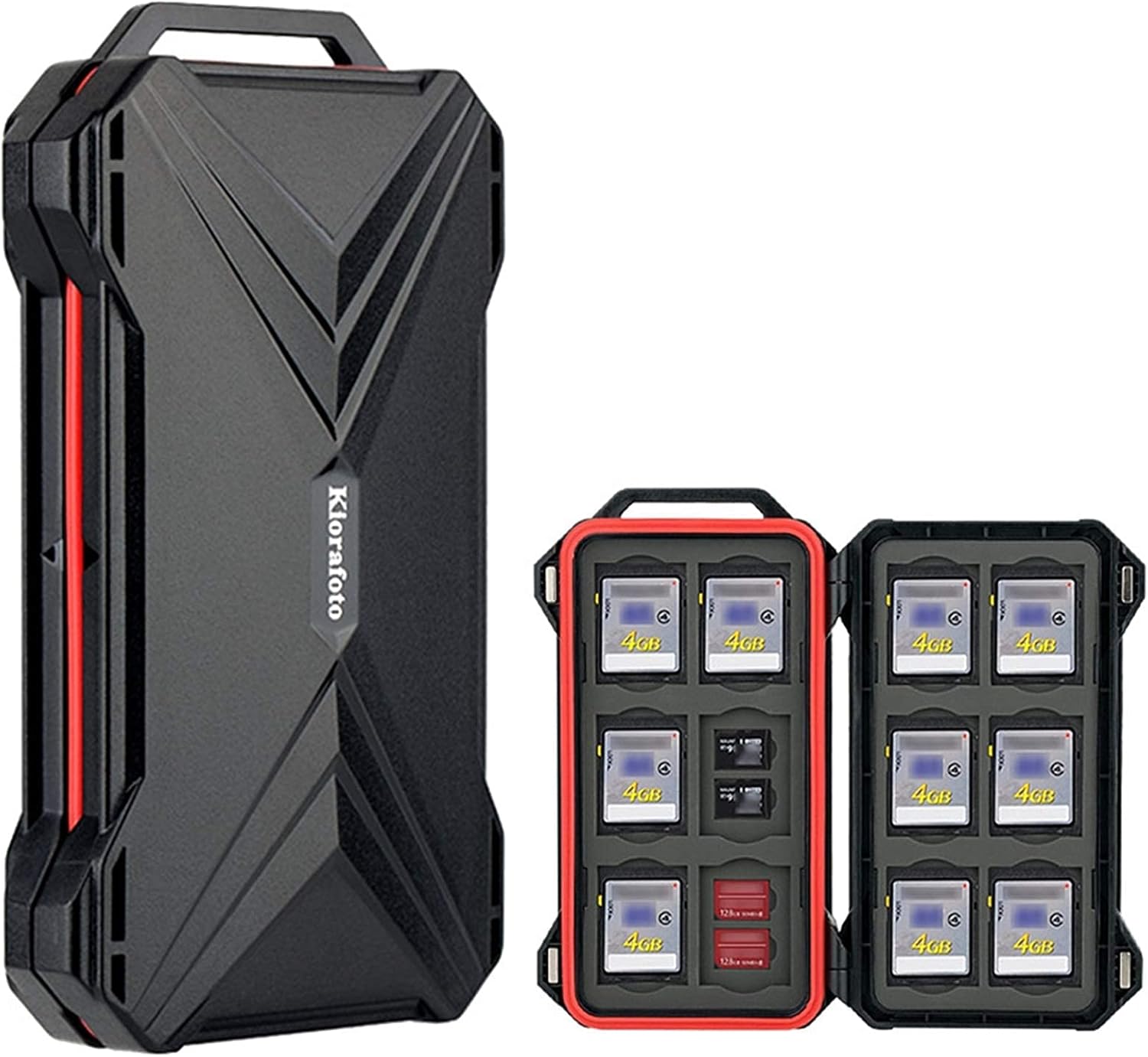 [12 SD + 24 TF] 36 Slots Memory Card Case + 120 Count Card Labels: Magnetic Memory Card Holder with Memory Card Labels for SD SDHC SDXC image 5