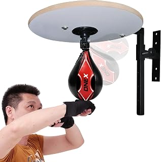 Punching Speed Ball Platform Set Heavy Duty Wall Mounting Frame Punching Bag Stand for MMA Boxing Training Exercise Fully Adjustable