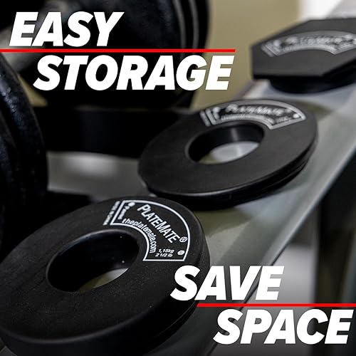 Miniatura 6 de Platemate s Par hexagonal, 1.25 libras cada uno