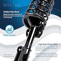Vista 562 de Detroit Axle - Kit de suspensión delantera de 10 piezas para Chevy Aveo Aveo5 Pontiac G3 Wave 2 Ready Struts Assembly 2 Enlaces de barra