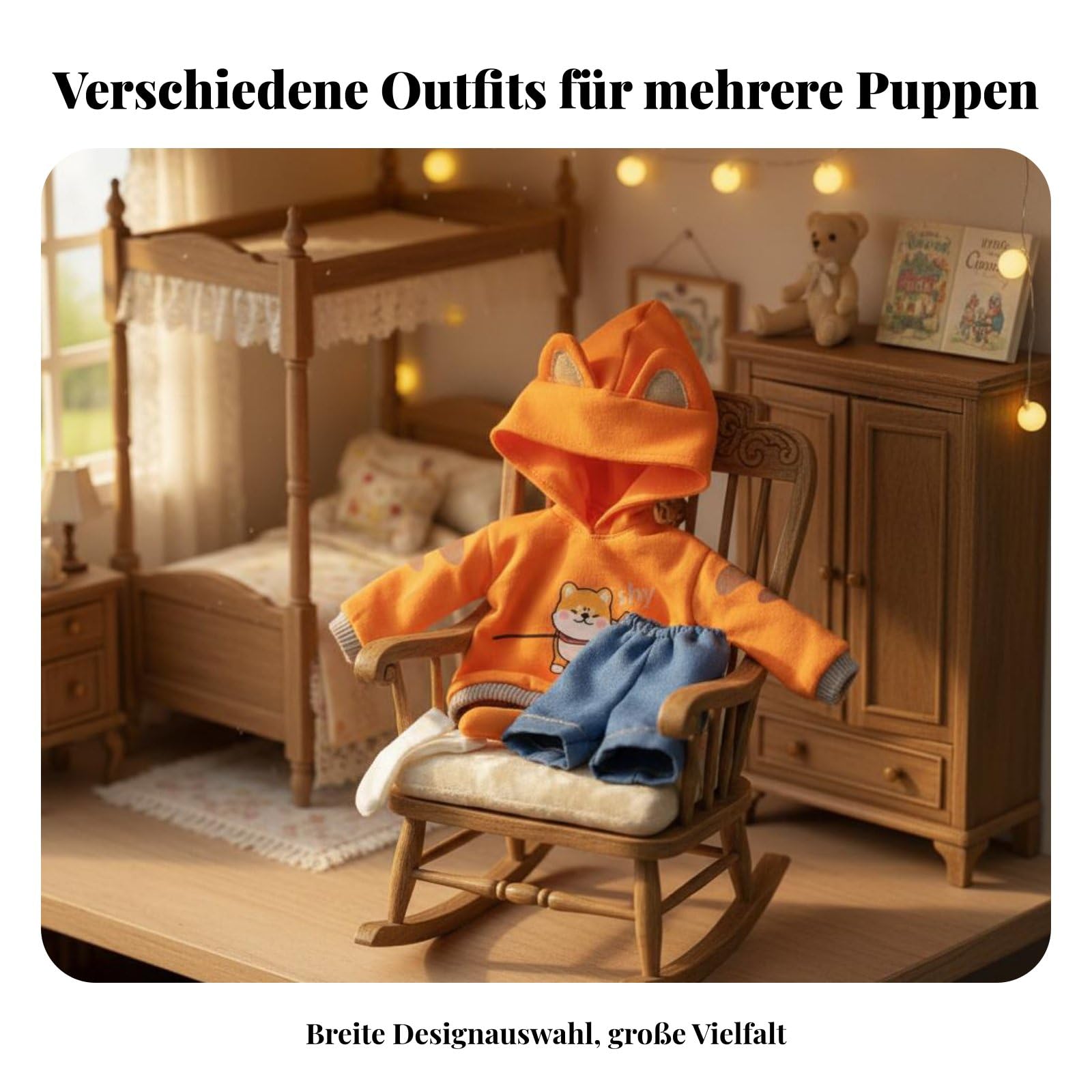 Colcolo Puppenkleid Puppenkleidung Outfit Set Ensemble Detailgetreu für 1/6 Modell aus Weichem Stoff Bequem Anzuziehen mit Koordinierten Accessoires für , Yf6-849