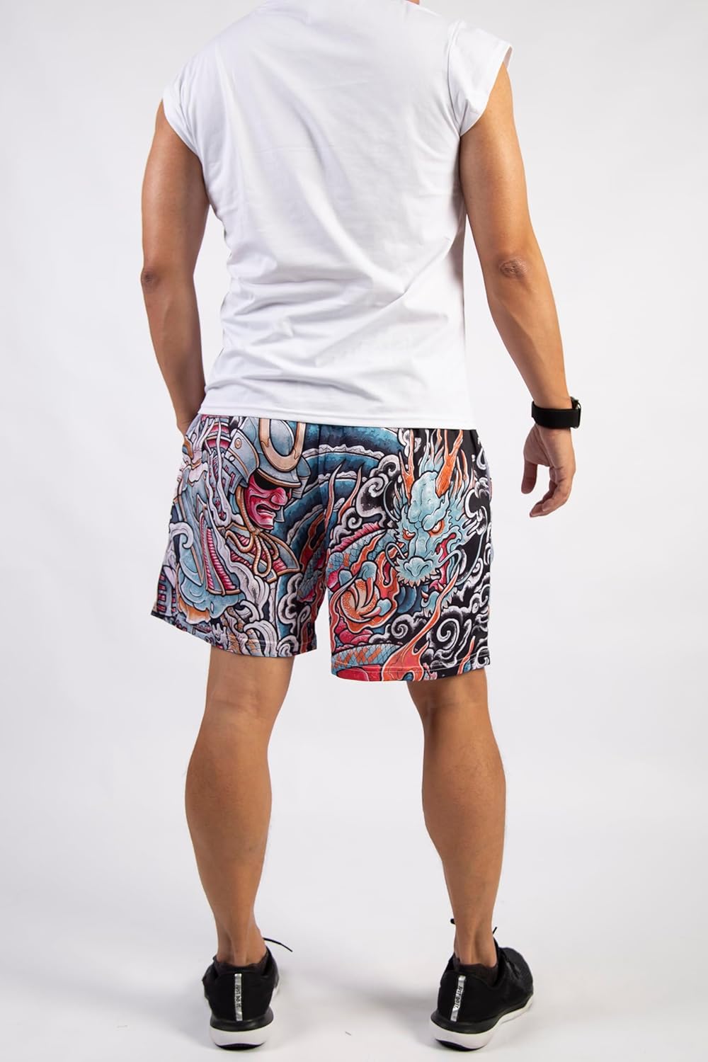 BOOMLEMON Mens Mesh Graphic Shorts Retro Designer Basketball Athletic Shorts Summer Casual Cool Streetwear Short Pants - Image 5