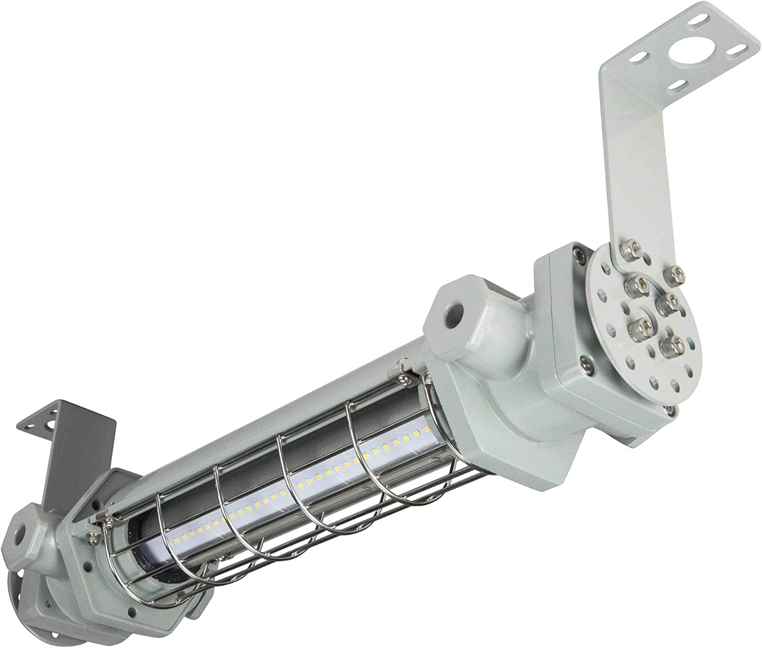 Larson Electronics 26 Watt Explosion Proof Low Profile LED Fixture - 3,380 Lumens - Class 1 and 2 Div 1 and 2 - Surface Mount - 120-277V AC - 5000K