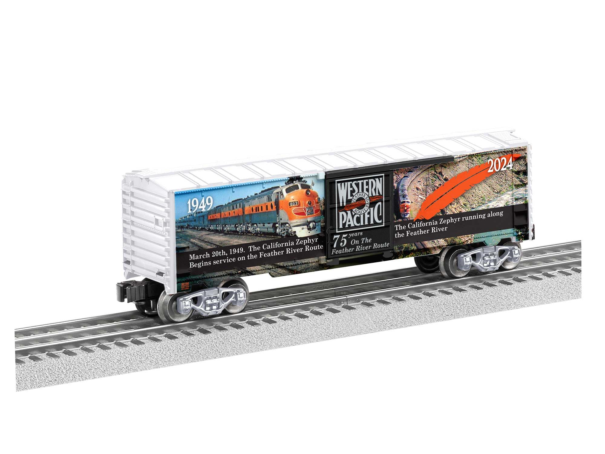 Lionel California Zephyr 75th Anniversary MUSA O Gauge Model Train Boxcar