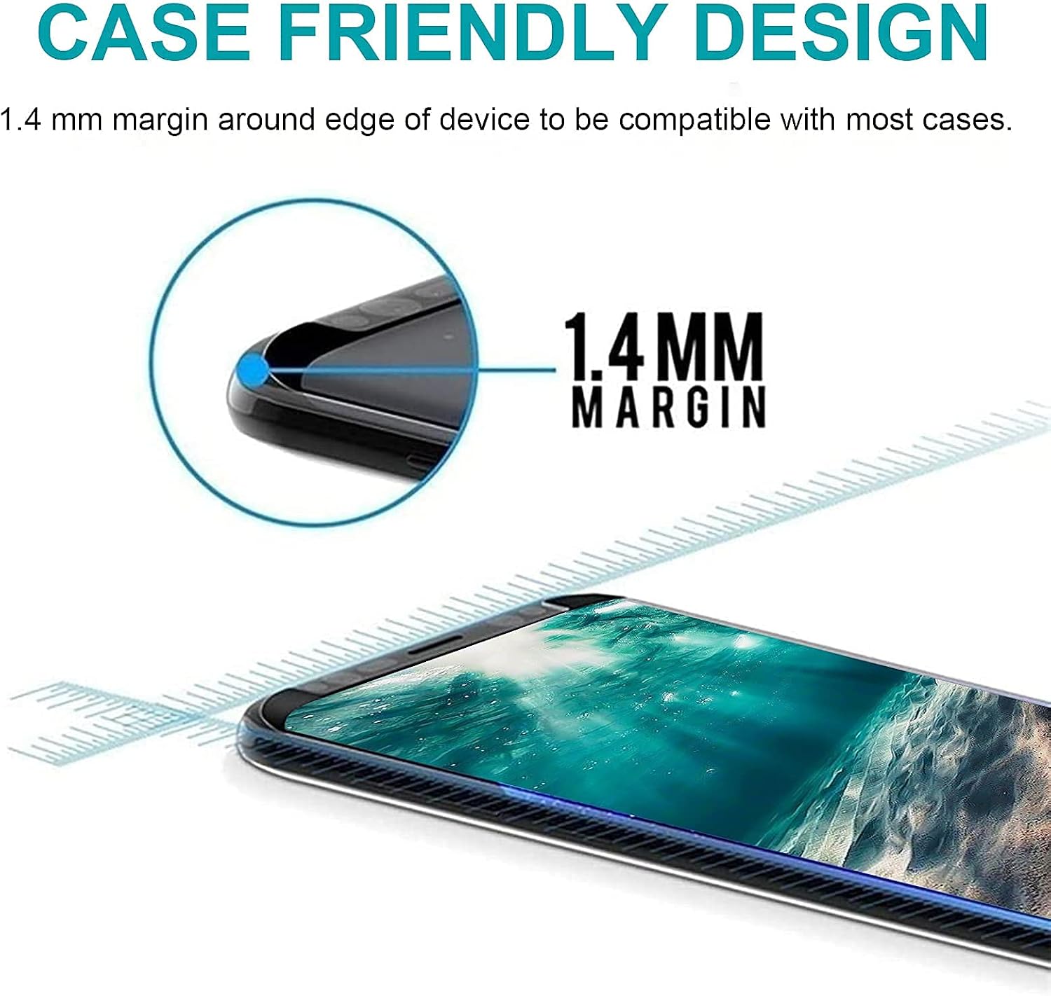 Galaxy S9 Screen Protector,(2-Pack) Tempered Glass Screen Protector [Force Resistant up to 11 pounds] [Full Screen Coverage] [Case Friendly] for Samsung S9(Released in 2018)