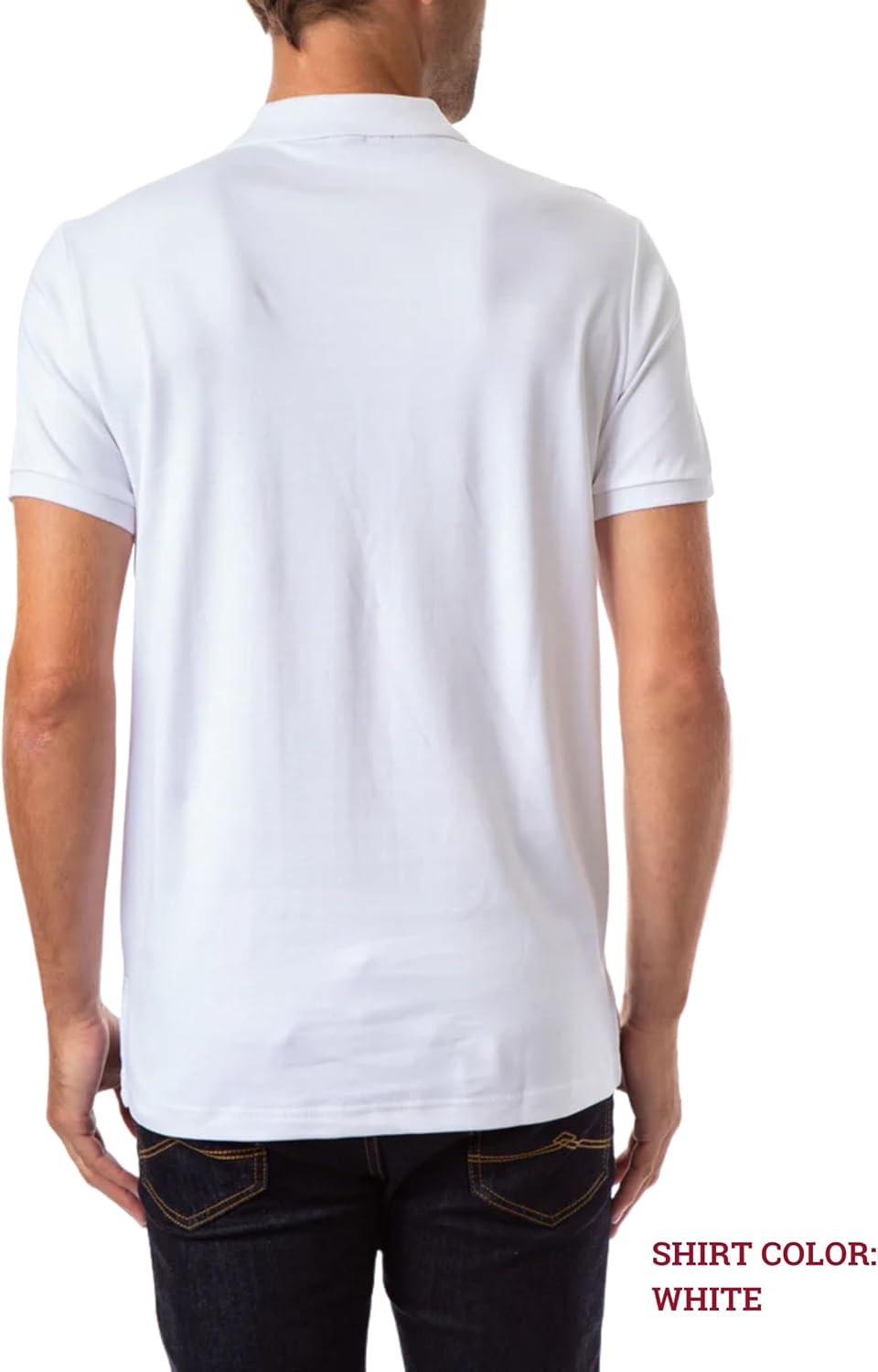 U.S. Polo Assn. Men's Solid Short Sleeve Interlock Polo Shirt, Golf Shirts for Men, Business Casual Polos