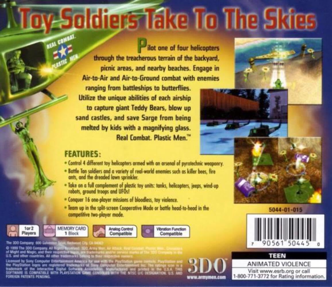 Army Men: Air Attack - (PS1) PlayStation 1 [Pre-Owned]