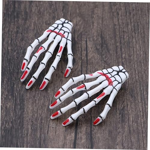 Miniatura 6 de Pinzas para el pelo de garra, 8 piezas, pinzas para el cabello, pinzas para el pelo de esqueleto, horquilla de esqueleto para mujer, pinzas para el