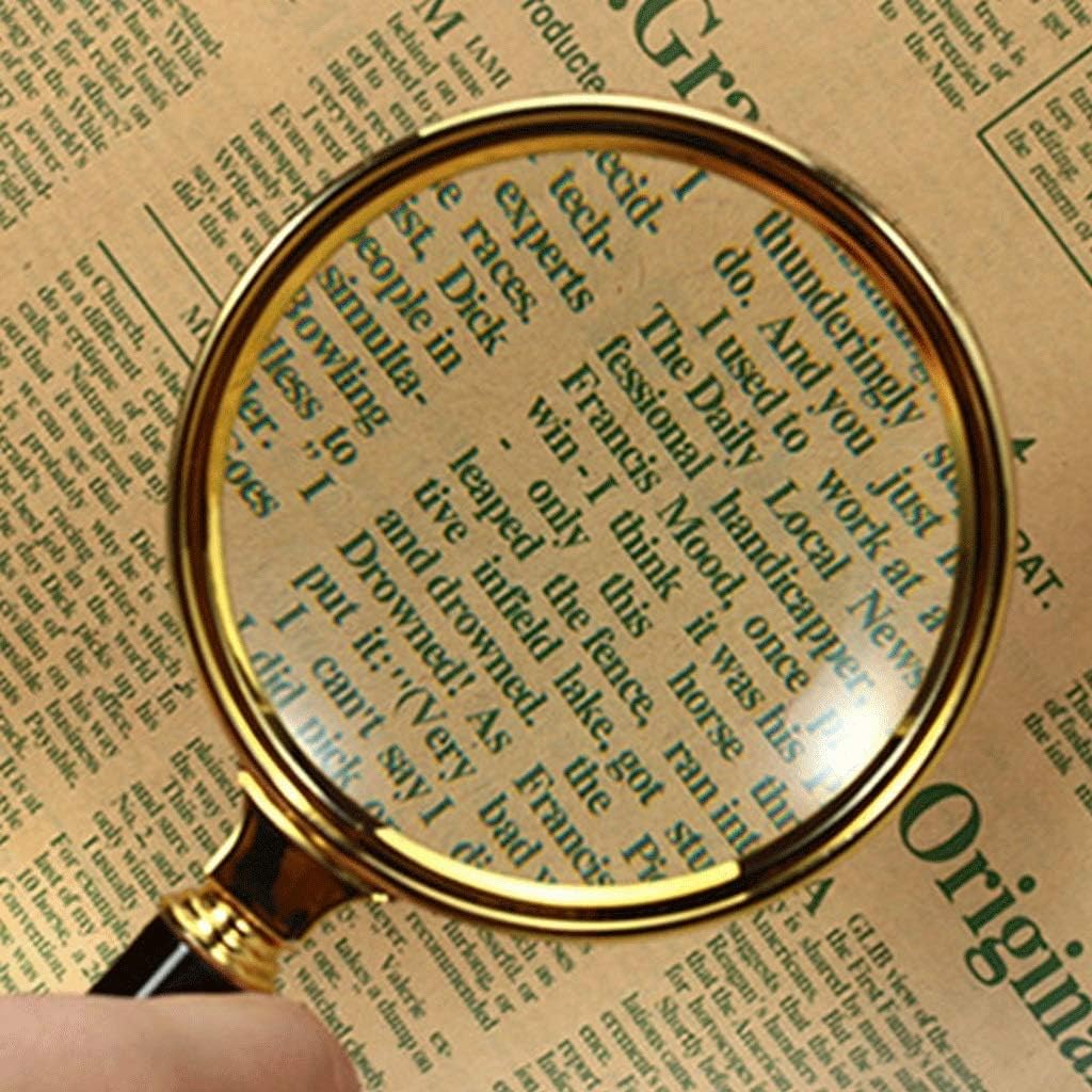 Magnifying Glass Handheld Old man Reading Professional Metal Dragon Handle Optical high-Definition Jewelry Identification