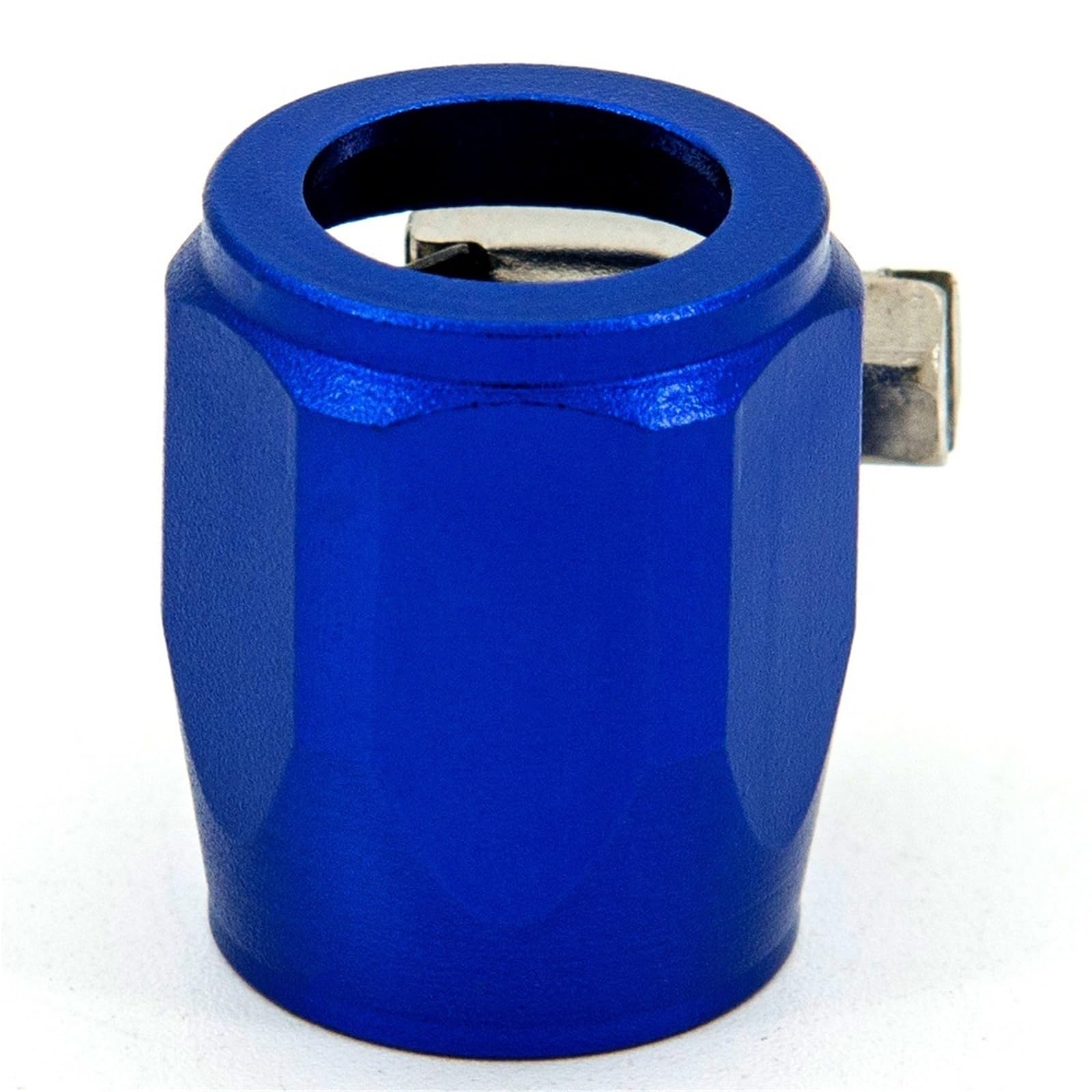 Dsfihjo An10 Blue Hose Finisher Flexible Pipe Clamp An6 An8 An10 Fuel Hose Clamp End Finisher Finishers Aluminum Connectors Clamps(An10 Blue)