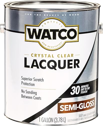 Miniatura 8 de Rust-Oleum Watco 63281 - Aerosol de acabado de madera transparente lacado, 11.25 onzas, satinado transparente