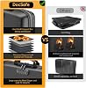 fireproof document bag with lock hard shell storage box with 13 compartment filesorganizer-portable document box document storage for homebüroa4 documents/invoices/receipts