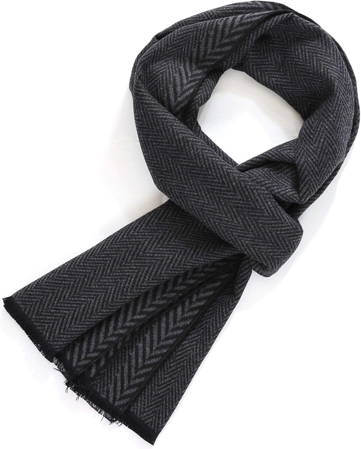 FULLRON Men Winter Scarf Soft Warm Long Cashmere Feel Scarves