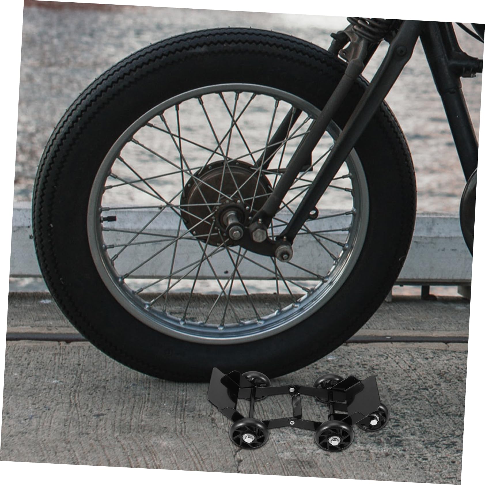 Chariot à Roue pour Pneus Crevés, Aide Lourde pour Tricycles Électriques